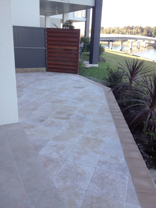 New Terrace Paving